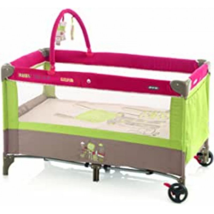 CUNA VIAJE 2/ALTURAS R76 ROJO VERDE JANE