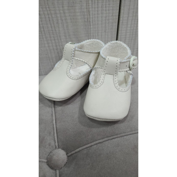 ZAPATO PIEL NIÑO BEIG NOA