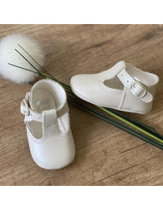 ZAPATO PIEL NACARADO BEIG NOA