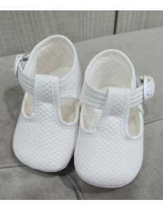 ZAPATO NIÑO PIQUE BLANCO