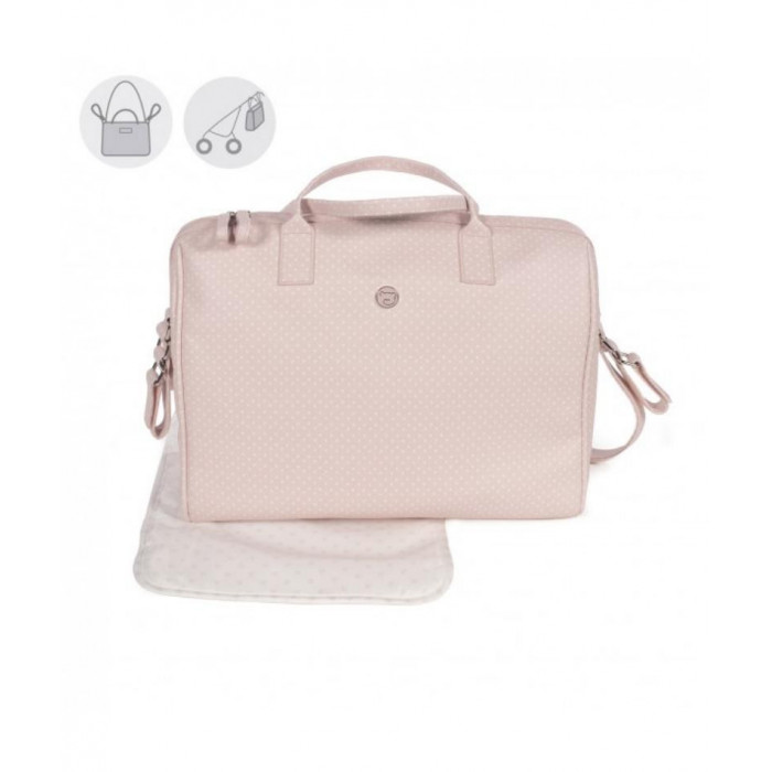 BOLSO SILLA PIEL LITTLE STARS ROSA...