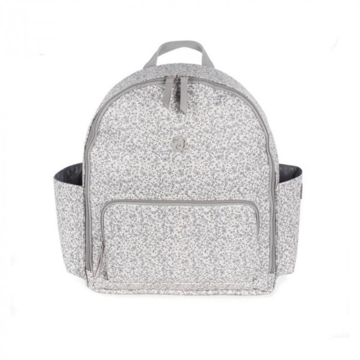 MOCHILA FLOWER MELLOW GRIS PASITO A...