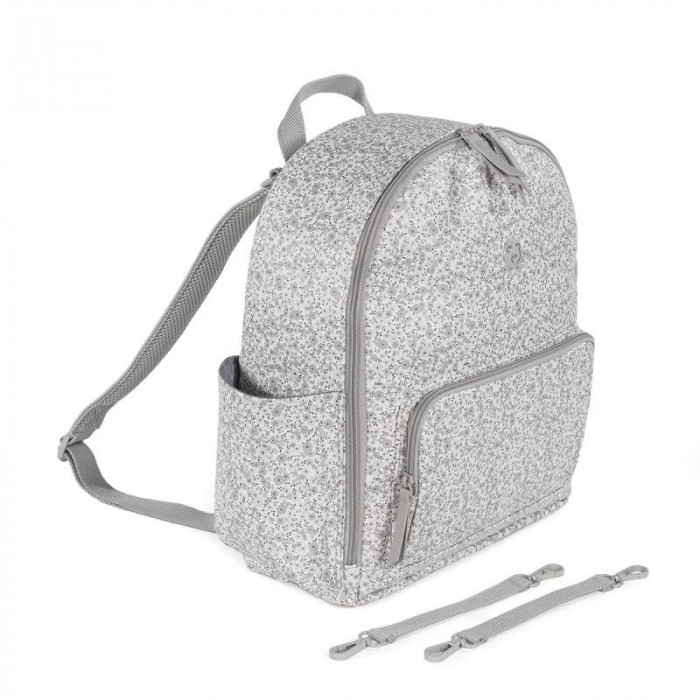 MOCHILA FLOWER MELLOW GRIS PASITO A...