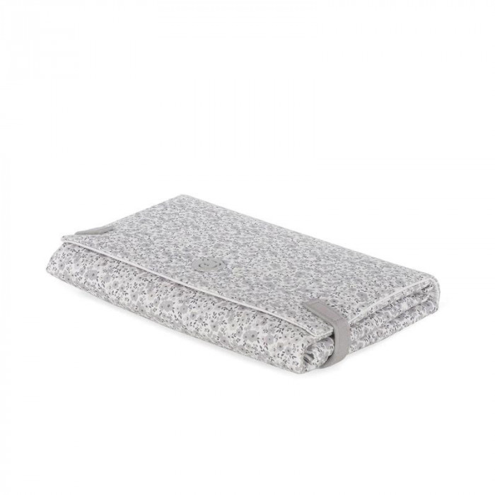 CAMBIADOR PIEL FLOWER MELLOW GRIS...