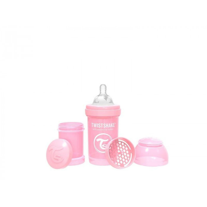 BIBERON ANTICOLICO TWISTSHAKE 330ML ROSA