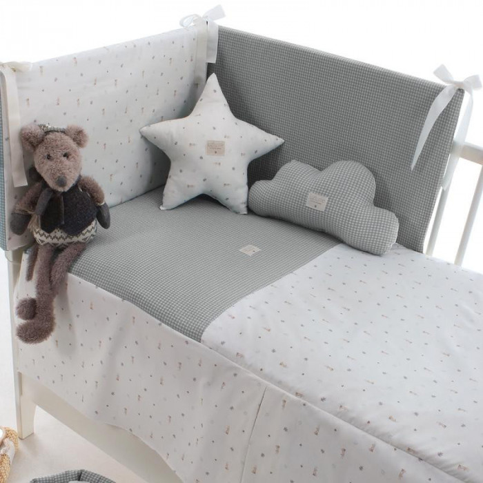 EDREDÓN + PROTECTOR FABIAN GRIS UZTURRE