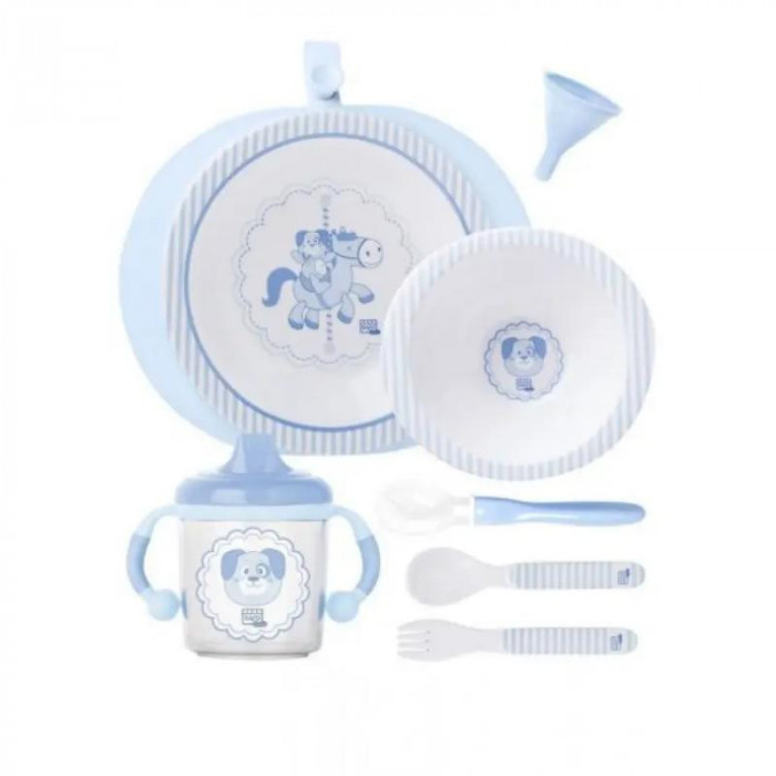 VAJILLA TERMO 6 PZS MARINERO CELESTE...