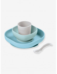 SET VAJILLA SILICONA GRIS...