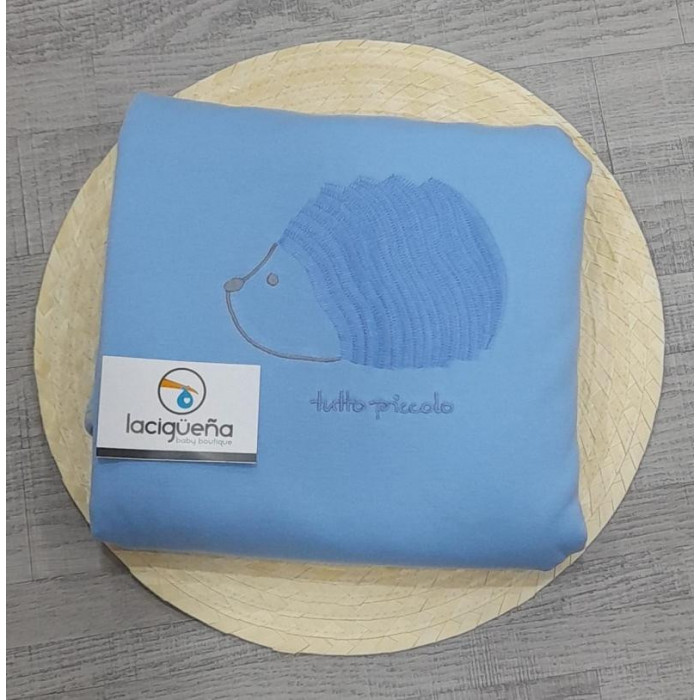 MANTA TUNDOSADO ERIZOS RAYAS CTE GRIS