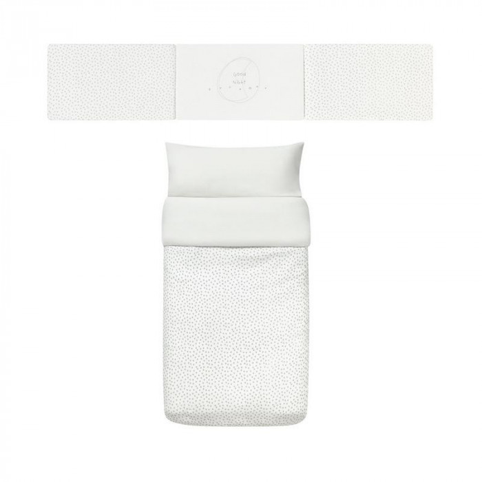 EDREDÓN + PROTECTOR NIGHT STORIES BLANCO