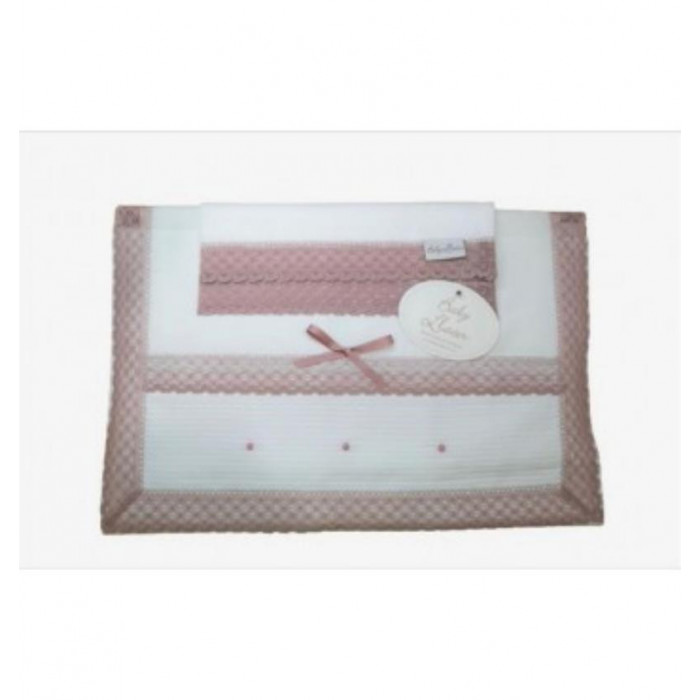 J.COCHE 3553 BEIG CON PUNTILLA ROSA EMP