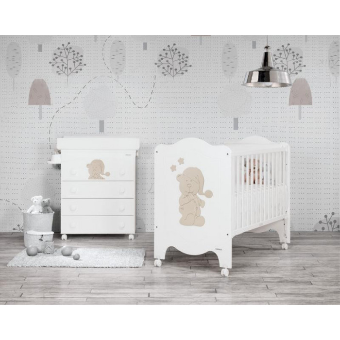 CUNA 693 SLEEEPY BEAR BLA TOPO TRAMA