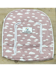 FUNDA SILLA RECTA NUBE ROSA...