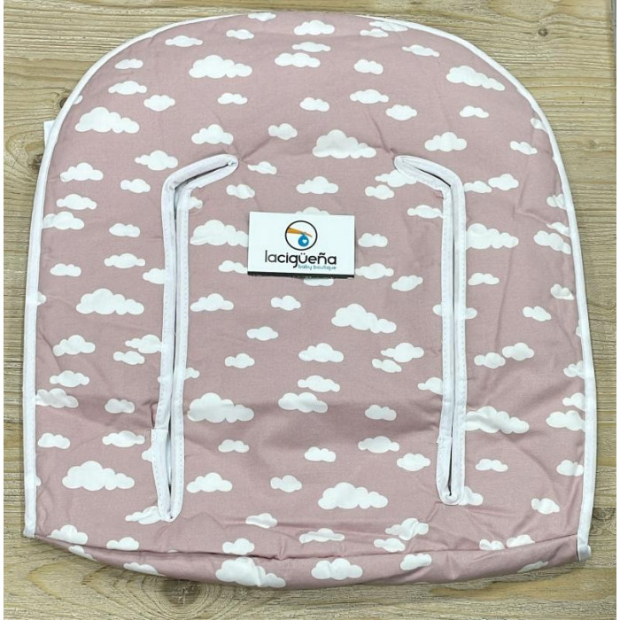 FUNDA SILLA RECTA NUBE ROSA BLA