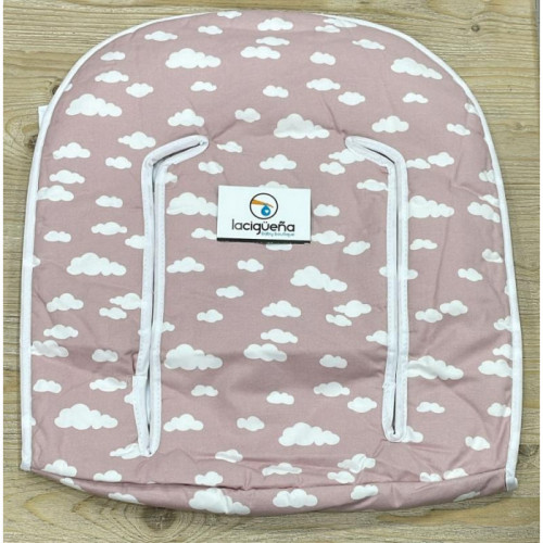 FUNDA SILLA RECTA NUBE ROSA...