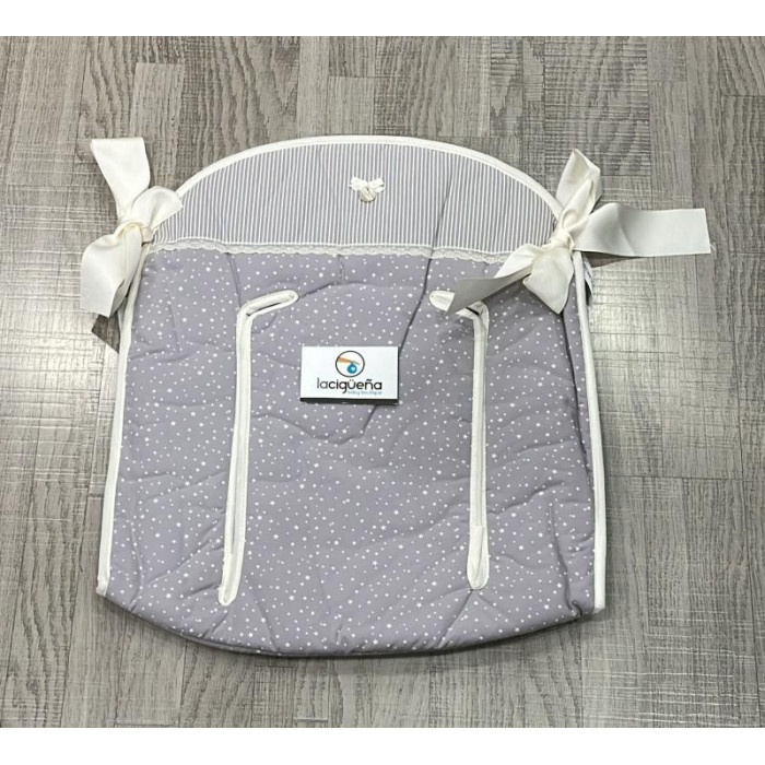 FUNDA SILLA RECTA DO DOLCE GRIS