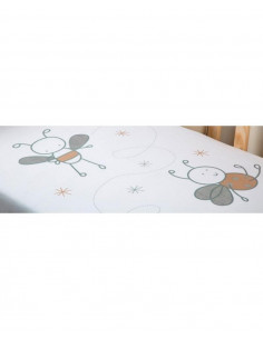 MUSELINA ALGODON ABEJA BEIG