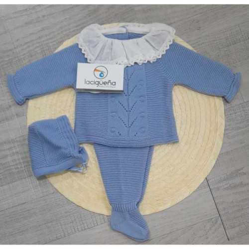 CONJUNTO 3 PIEZAS  LANA...