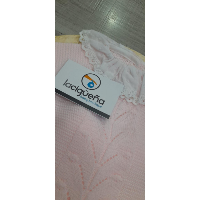 CONJ.3P LANA TACHON BODOQUES ROSA CUELLO