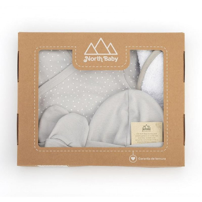 CAJA REGALO BODY S+VARIOS MOTAS GRIS