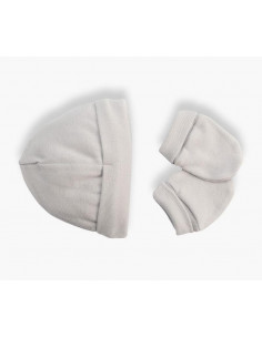 SET GORRITO Y MANOPLAS GRIS...