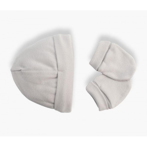 SET GORRITO Y MANOPLAS GRIS...