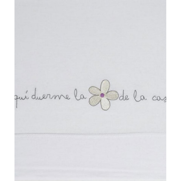 JUEGO SABANAS MINICUNA ALGODON FLOR...