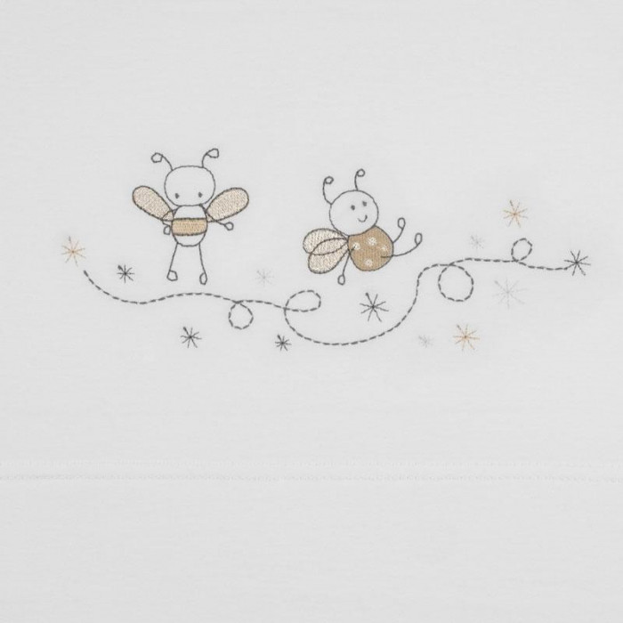 JUEGO SABANAS CUNA ALGODON 100% ABEJA...