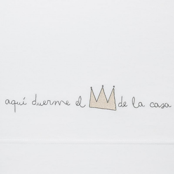 JUEGO SABANAS CUNA ALGODON 100% REY...