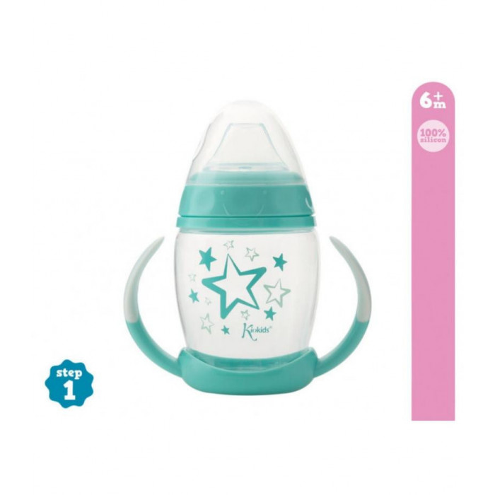 TAZA APRENDIZAJE 270 ML STEP1 AZUL