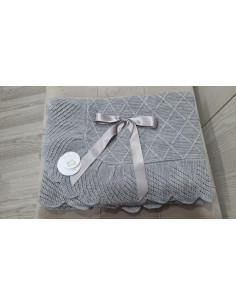 CHAL LANA ONDAS GRIS LISO