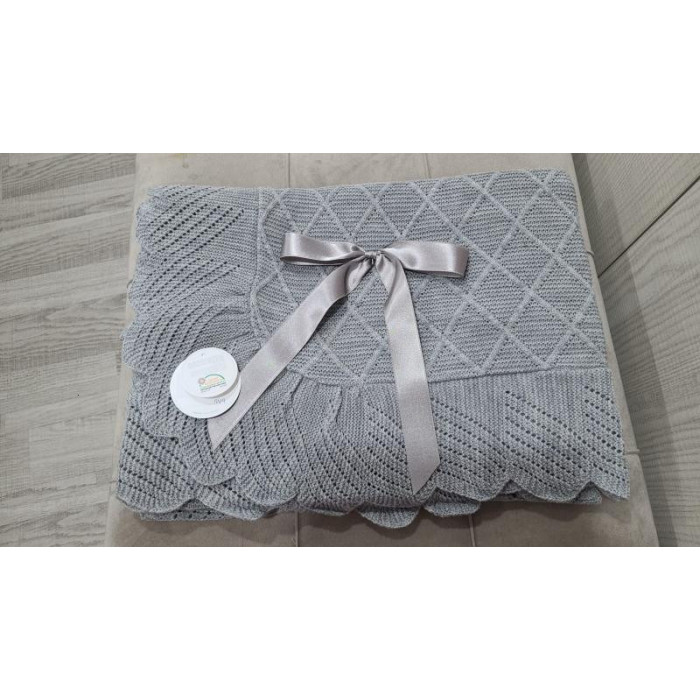 CHAL LANA ONDAS GRIS LISO