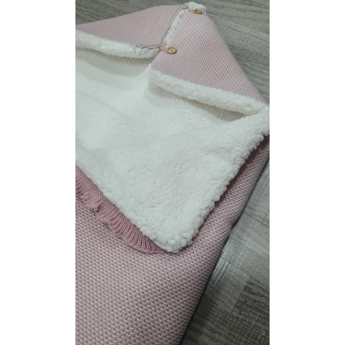 SACO NANA LANA GORRO ROSA EMP BLA POM...