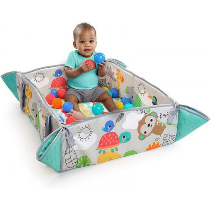 MANTA JUEGOS+ARCO Y BOLAS TROPICAL...