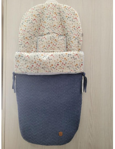 SACO SILLA SETAS TELA AZUL