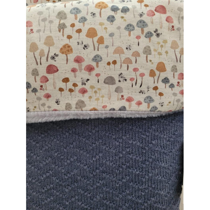 SACO SILLA SETAS TELA AZUL