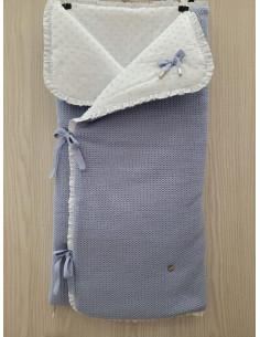 SACO NANA PLUMI CELESTE