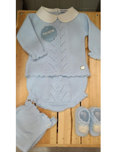 CONJUNTO 4 PIEZAS LANA CTE...