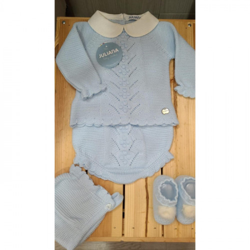 CONJUNTO 4 PIEZAS LANA CTE...