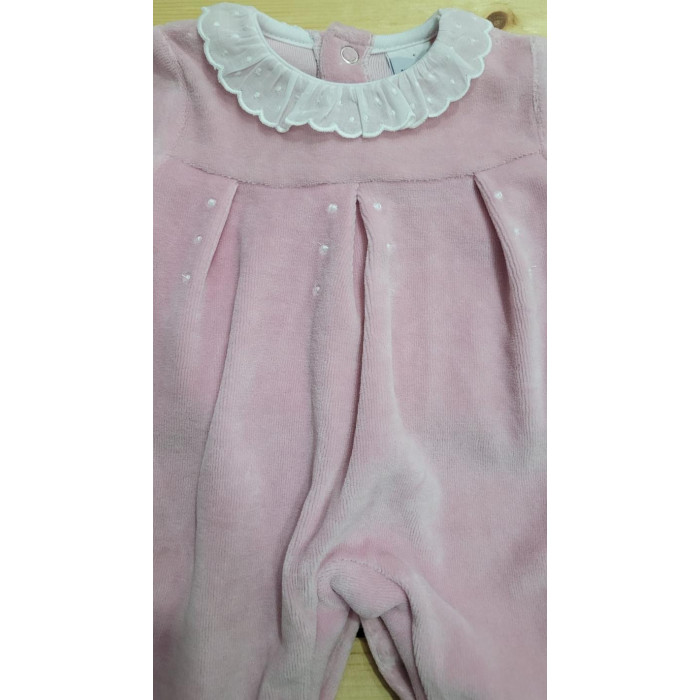 PELELE TUNDOSADO ROSA EMP CUELLO PLUMETI