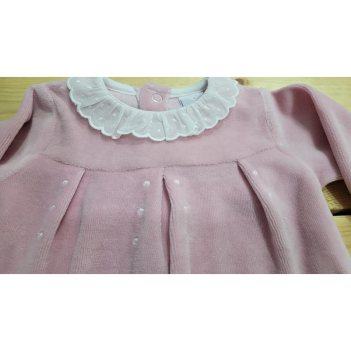 PELELE TUNDOSADO ROSA EMP CUELLO PLUMETI