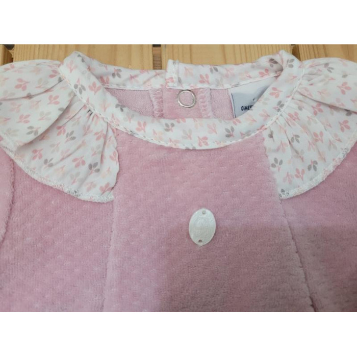 PELELE TUNDOSADO ROSA EMP CUELLO VOLANTE