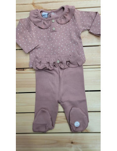 CONJ.2P ALGODON ROSA EMP...