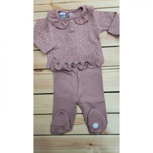 CONJ.2P ALGODON ROSA EMP...