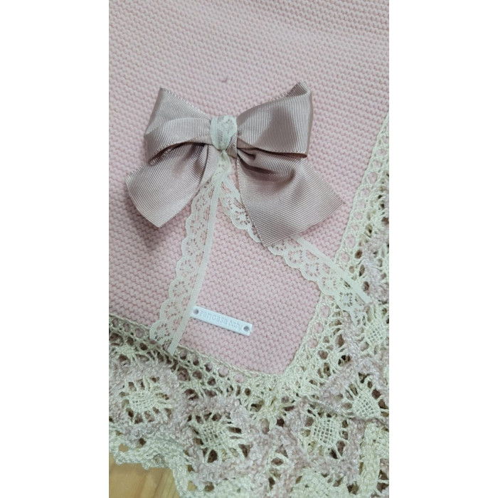 CHAL LANA ROSA EMP BOLILLO BEIG PANGASA