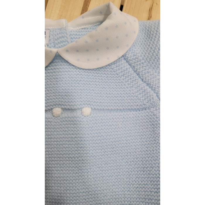 CONJ.2P LANA M/L CTE CUELLO ESTRELLAS