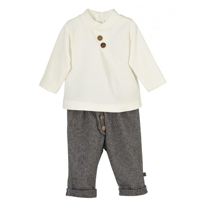 JERSEY M/L+PANTALON LARGO ROMA GRIS