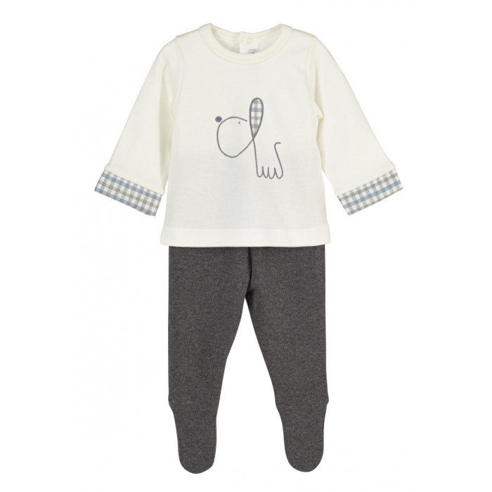 CONJ.2P M/L TUNDIDO CUADROS PERRITO CTE