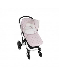SACO COCHE DOTS ROSA