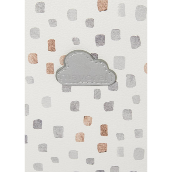 BOLSO SILLA PIEL ESTAMPADO GRIS MAYORAL